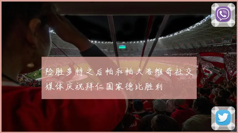 险胜多特之后帕和帕夫洛维奇社交媒体庆祝拜仁国家德比胜利